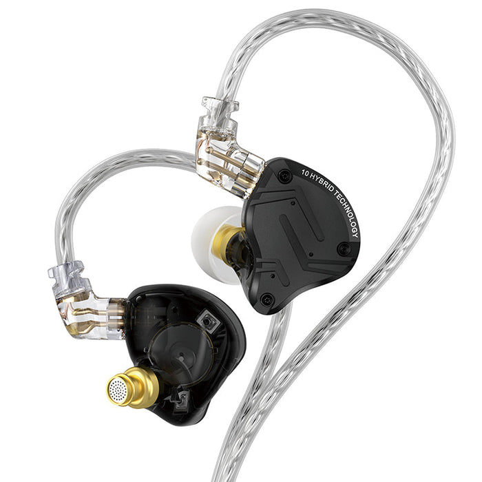 KZ ZS10 Pro DIY Earbuds 5 Hybrid Driver 4BA+1DD in-Ear Monitor Earphone  H1H3