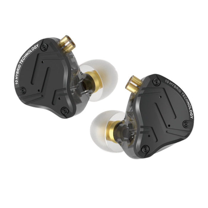 KZ ZS10 Pro DIY Earbuds 5 Hybrid Driver 4BA+1DD in-Ear Monitor Earphone  H1H3 