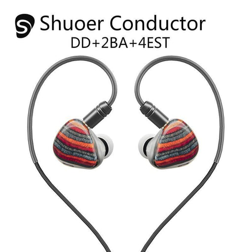 LETSHUOER Conductor Electrostatic DD+2BA+4EST Tribrid Flagship In-Ear Earphones Earphone HiFiGo 