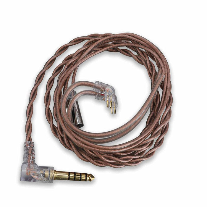 LETSHUOER M3 Purity 6N Monocrystalline Copper Earphone Cable EJ07M Original Cable 3.5 / 4.4 - 0.78 2Pin Earphone Cable HiFiGo 