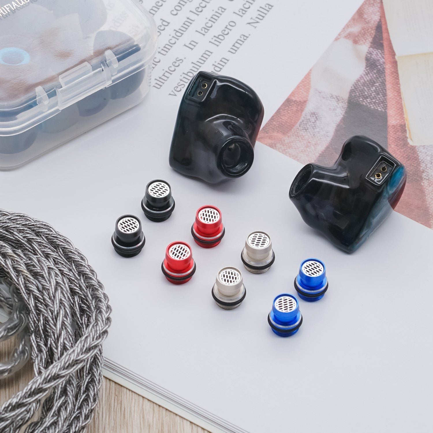 LZ A4 PRO 1 CNT Diaphragm DD + 3 Knowles BA Hybrid HIFI In-Ear Earphone HiFiGo 