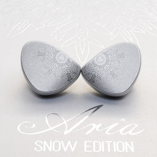 Moondrop Aria Snow Edition Diamond-Like Diaphragm Dynamic Driver In-Ear Earphone Earphone HiFiGo 