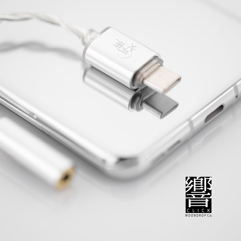Moondrop Click Entry-level Type-C To 3.5mm Mini USB Lightweight DAC/AMP HiFiGo 