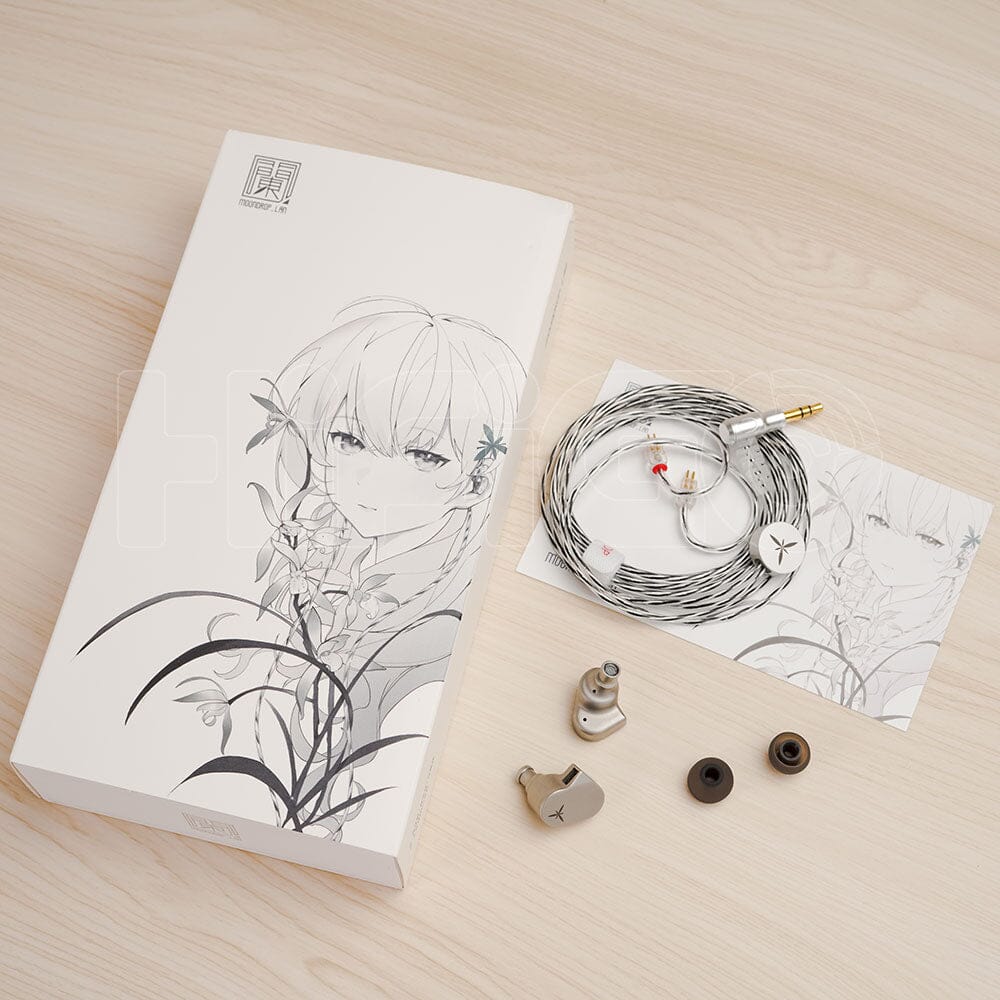 Moondrop LAN 10mm Dual-Cavity Dynamic Driver IEM With Interchangeable Cable Earphone HiFiGo 