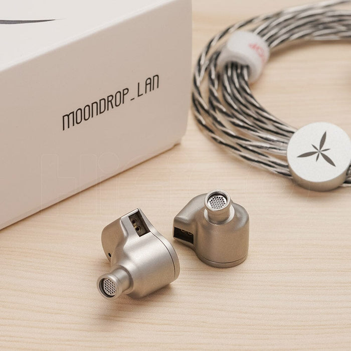 Moondrop LAN 10mm Dual-Cavity Dynamic Driver IEM With Interchangeable Cable Earphone HiFiGo 