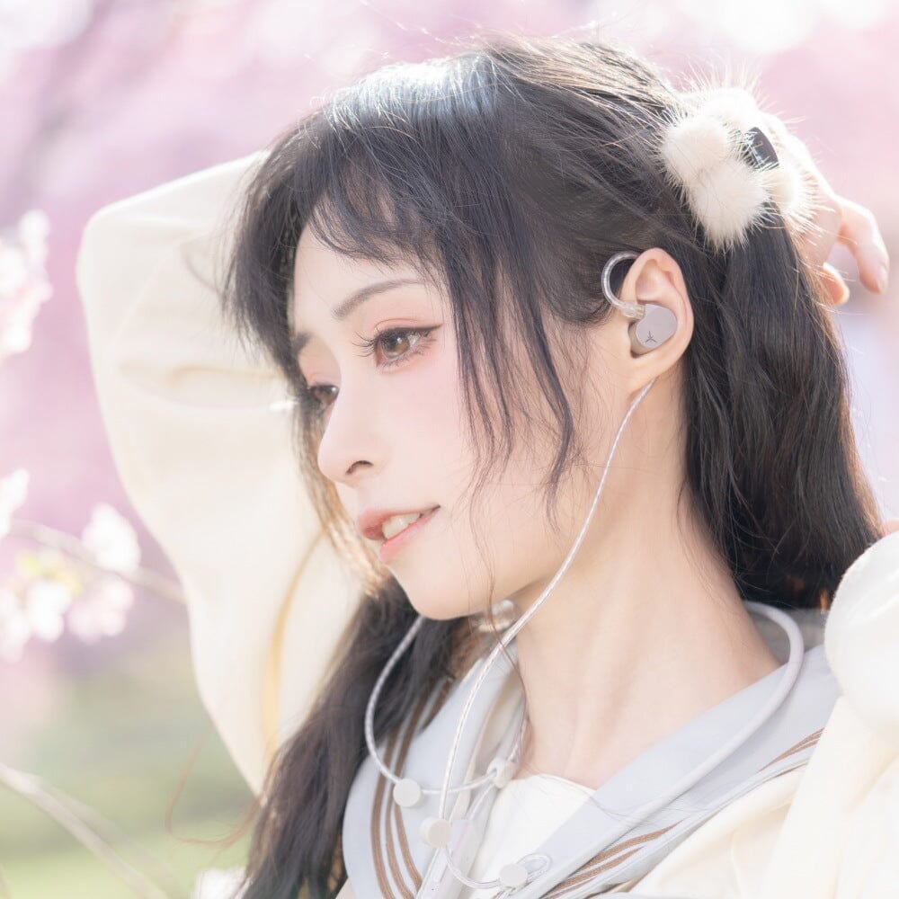 Moondrop Little White Flagship Performance Wireless Neckband Bluetooth 5.2 Earphone Cable With Type-C Plug HiFiGo 