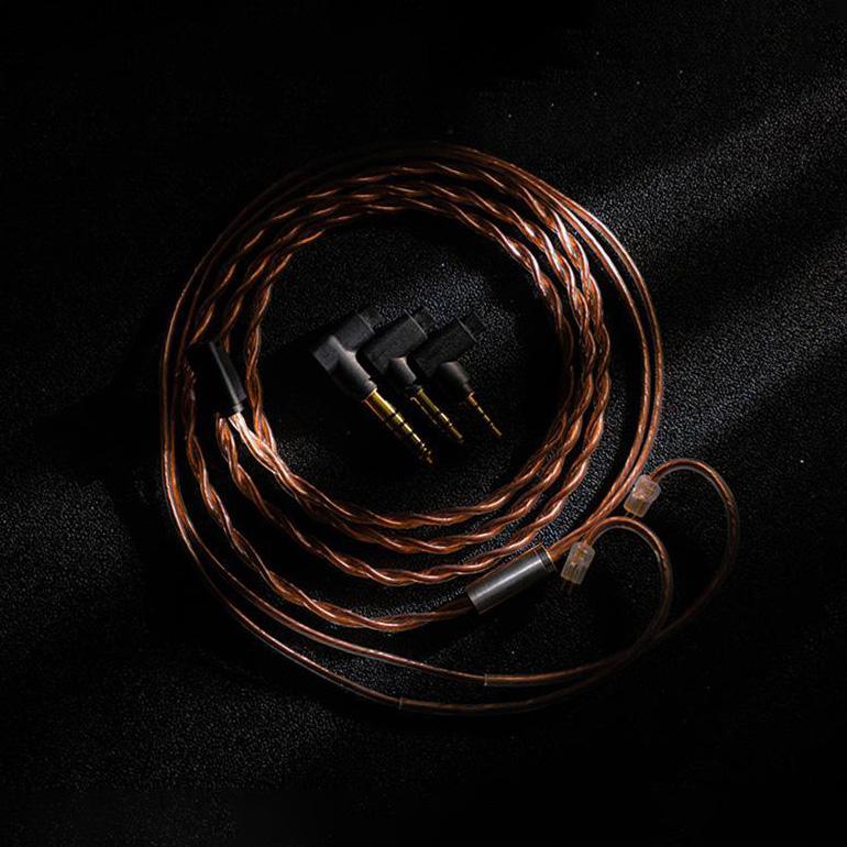 Moondrop PCC Coaxial OCC Copper Wire 6N Pure Single Crystal Cable HiFiGo 