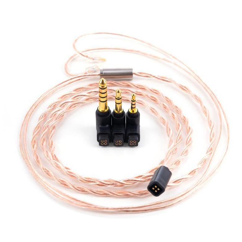 Moondrop PCC Coaxial OCC Copper Wire 6N Pure Single Crystal Cable