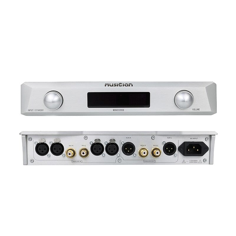MUSICIAN Monoceros Fully Balanced Class A Power Amplifier & Pre-Amplifier HiFiGo Monoceros-Silver 