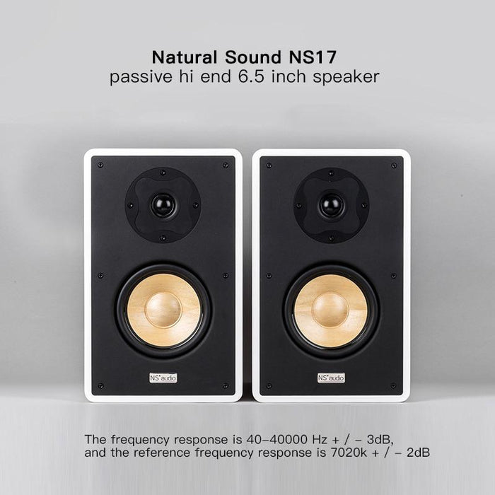 Nature Sound NS17 6.5 inch Two-way Solid Wood Diaphragm Bookshelf Speaker HiFiGo 