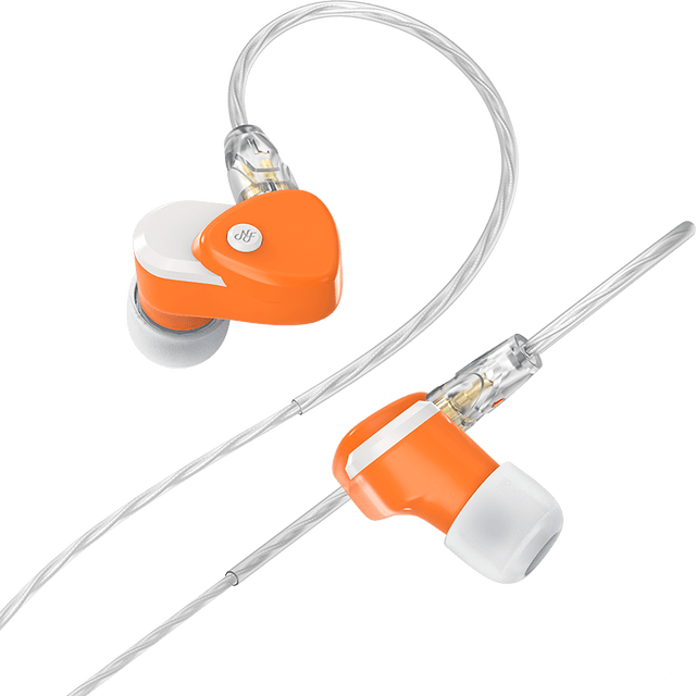 NF Audio RA10 Micro Dynamic Driver In-Ear Monitors IEMs Earphone HiFiGo Orange 