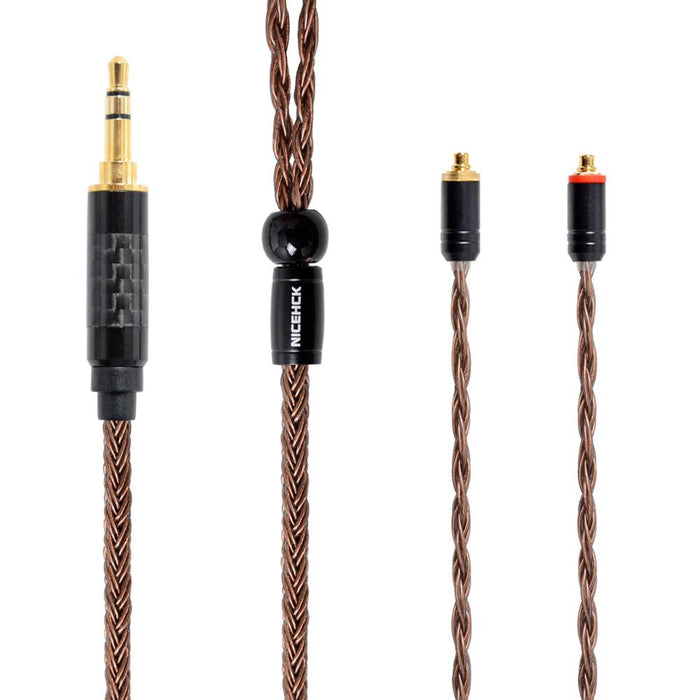 NICEHCK 16 Core High Purity Copper Cable 3.5/2.5/4.4mm MMCX/2Pin Cable HiFiGo 3.5mm plug with MMCX 