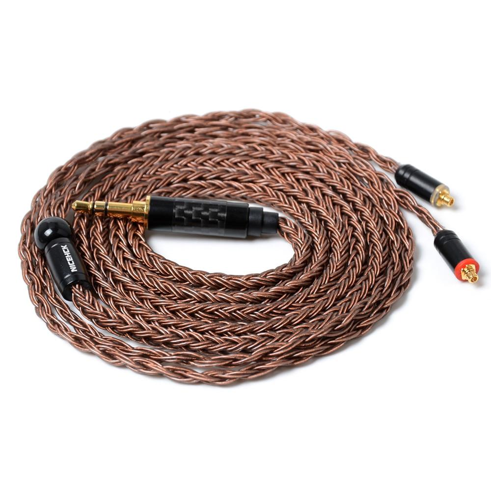 NICEHCK 16 Core High Purity Copper Cable 3.5/2.5/4.4mm MMCX/2Pin Cable HiFiGo 