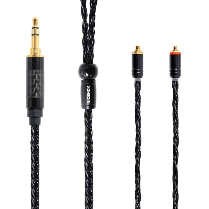 NICEHCK 16 Core Silver Plated Cable 3.5/2.5/4.4mm Plug MMCX/2Pin HiFiGo 3.5mm plug with MMCX 
