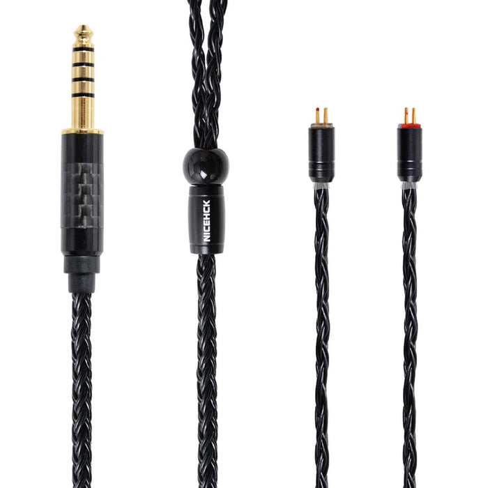 NICEHCK 16 Core Silver Plated Cable 3.5/2.5/4.4mm Plug MMCX/2Pin HiFiGo 4.4mm plug with 2Pin 