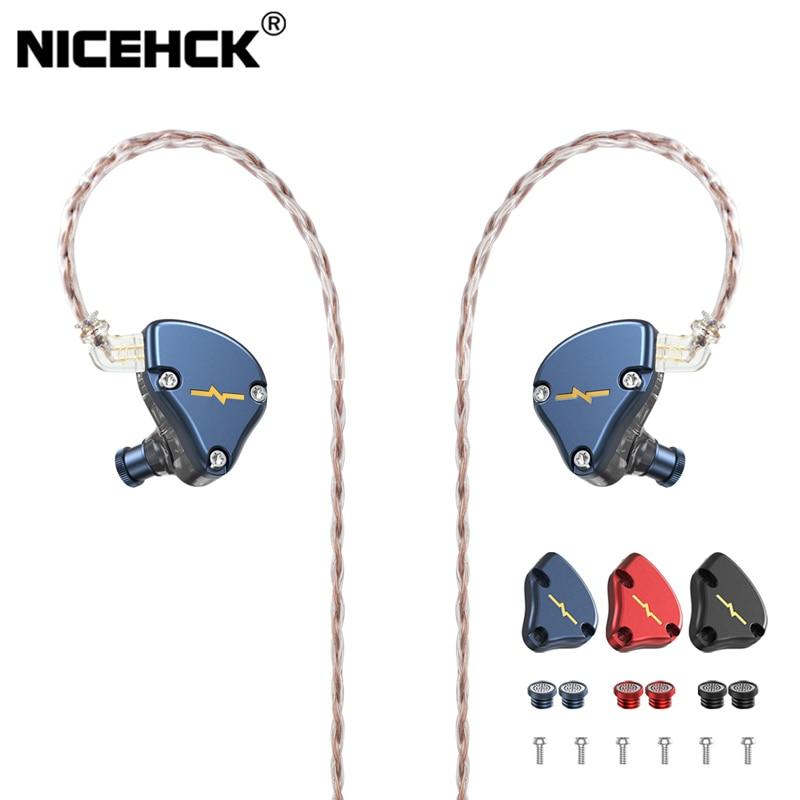 NICEHCK NX7 MK3 7 Driver Units 4BA+Dual CNT Dynamic+Piezoelectric Earphone HiFiGo 