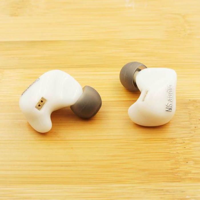 NS Audio NS2 Pro Composer 2BA Detachable IEMs HiFi In-ear Earphones Earphone HiFiGo White 40ohm 