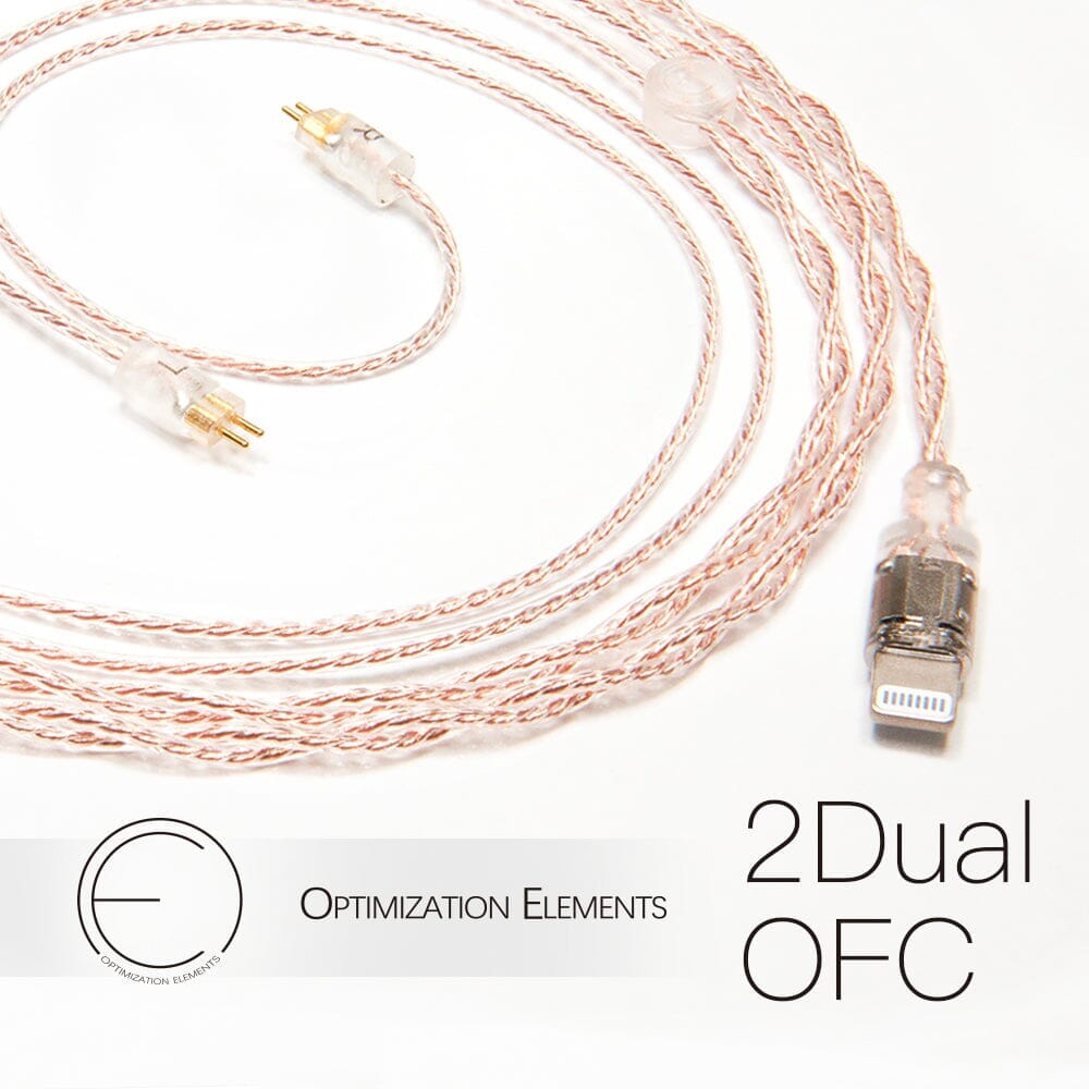 OE Audio 2DualOFC High-Fidelity Earphone Cable Earphone Cable HiFiGo Lightning 0.78mm 2pin 