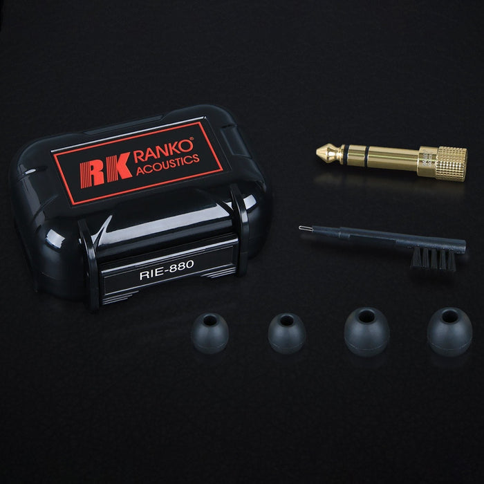 Open Box--Ranko Acoustics RIE-880 9.2mm Dynamic Driver In-ear Earphone(Ship Worldwide Available) HiFiGo 