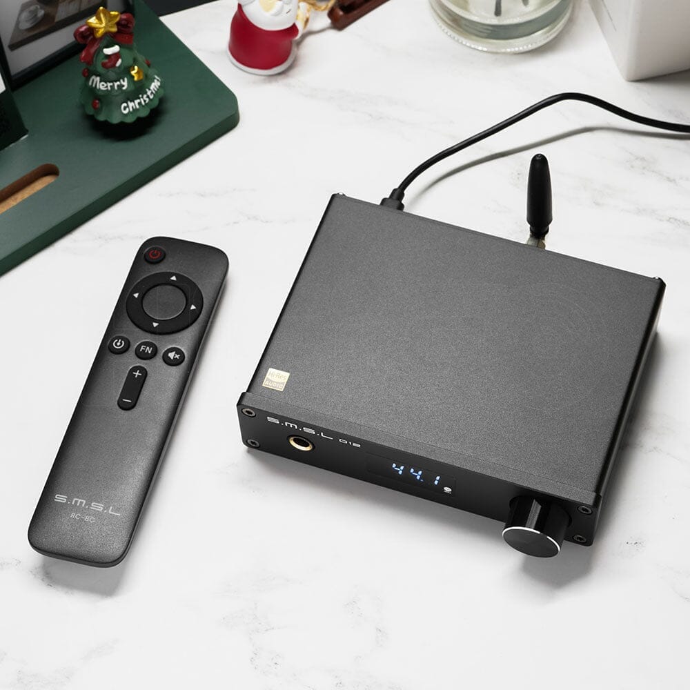 Open Box SMSL D12 AK4493S Bluetooth 5.0 USB MQA DAC & Headphone Amplifier Headphone AMP DAC HiFiGo 