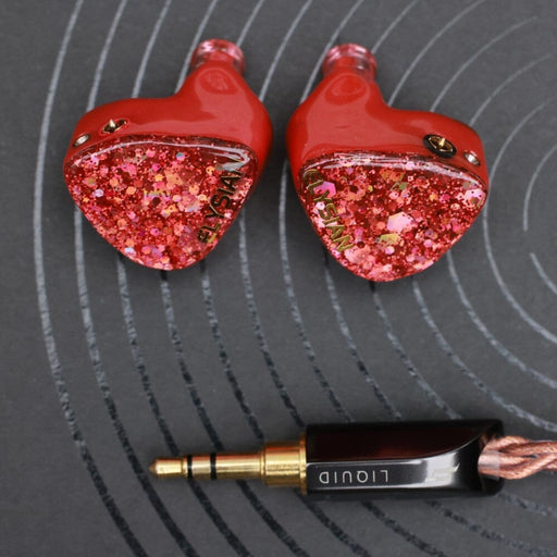 Pre-Order Elysian Acoustic Labs DIVA 2023 6 BA Drivers In-Ear Monitors Earphone HiFiGo Red 2.5mm 