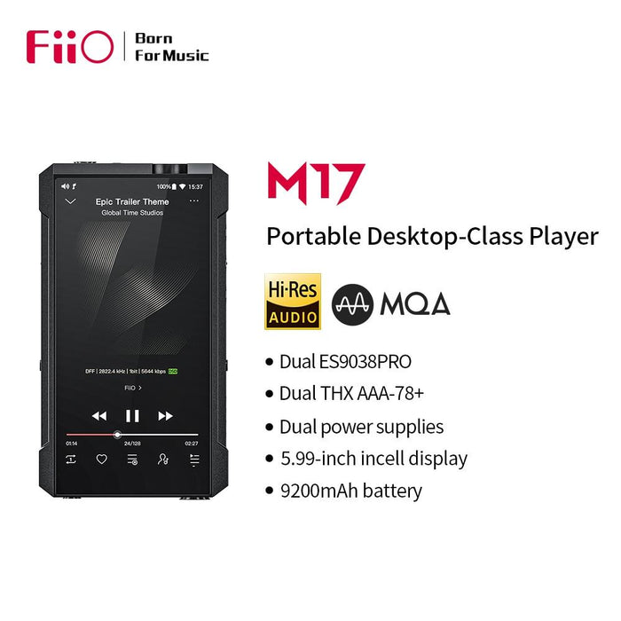 Pre-Order Fiio M17 Desktop Flagship Portable Music Player HiFiGo 