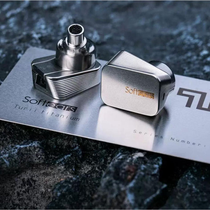 Pre-order Softears Turii Ti Titanium Single Moving Coil In-ear Earphone HiFiGo 