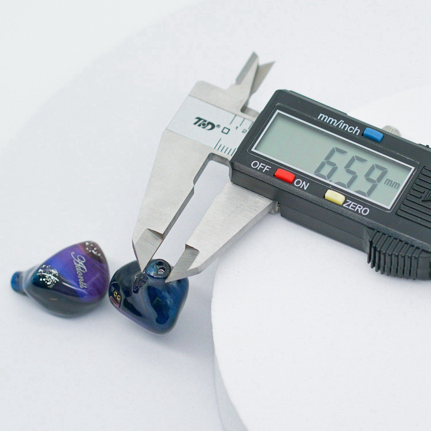 QOA Adonis CNC Resin Wooden Shell In Ear Monitor 10mm DD+2BA Hybrid IEM HiFiGo 