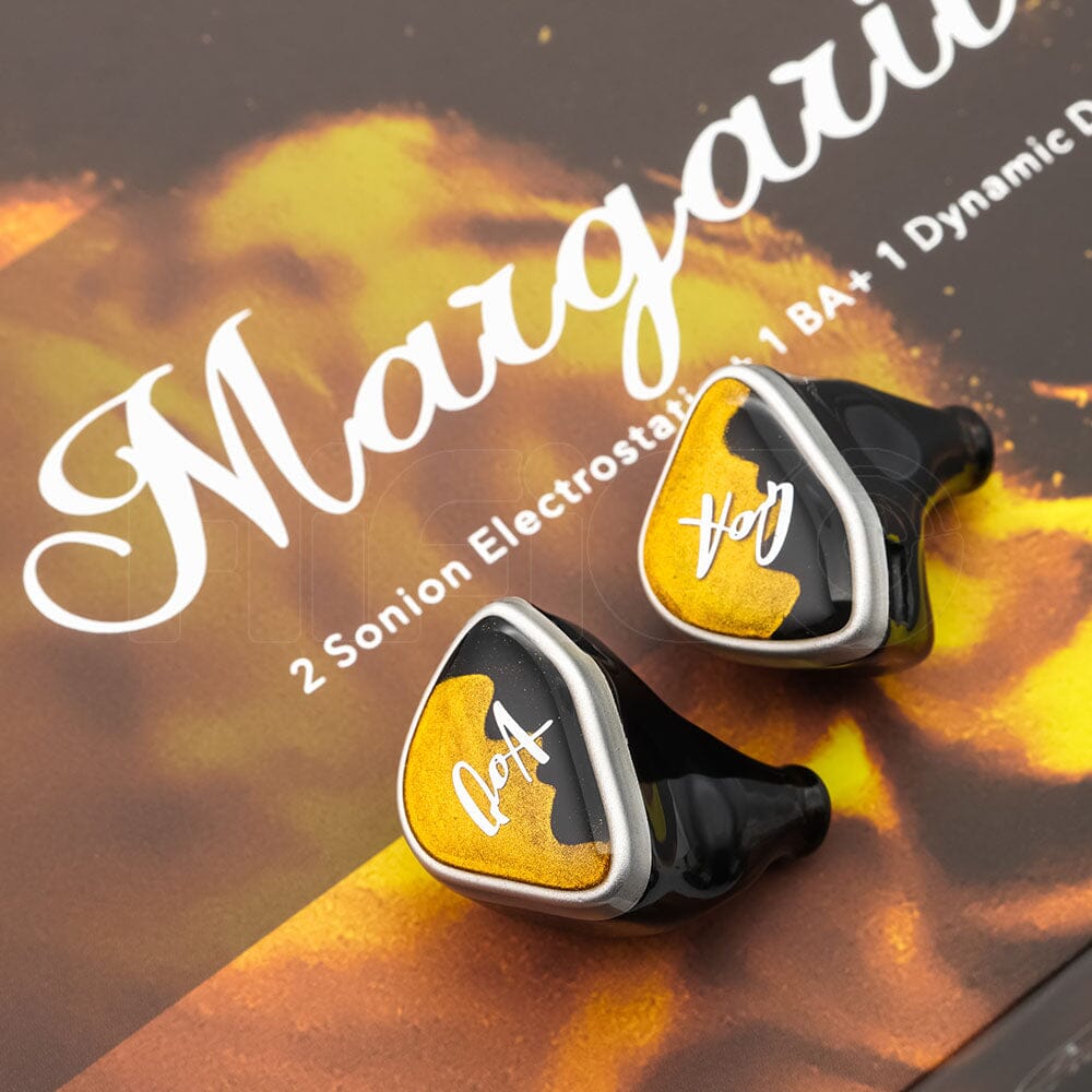 QoA Margarita 2 Sonions EST + 1BA + 7mm DD In Ear Earphone HiFiGo 