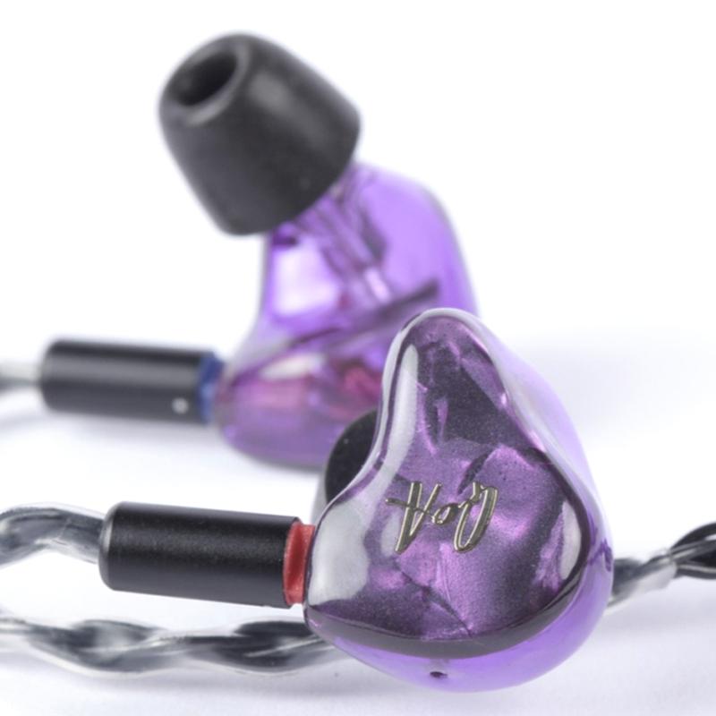 QOA PINK LADY 2BA+1DD Hybrid 3 Driver In Ear Monitor HIFI Earphone HiFiGo 