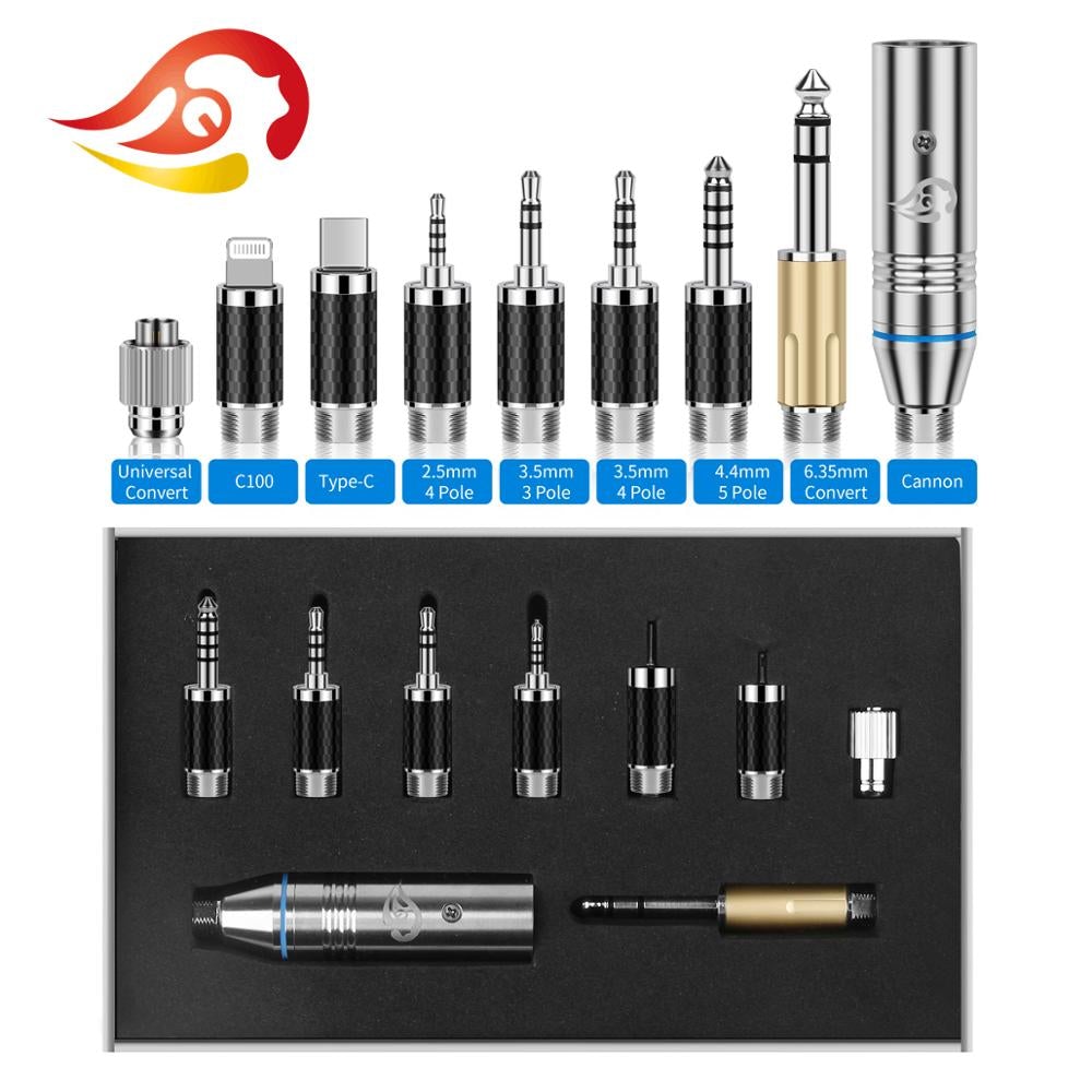 QYFANG Titan 8 - 4-Layer Rhodium Plated Self-Locking Connector HiFiGo 