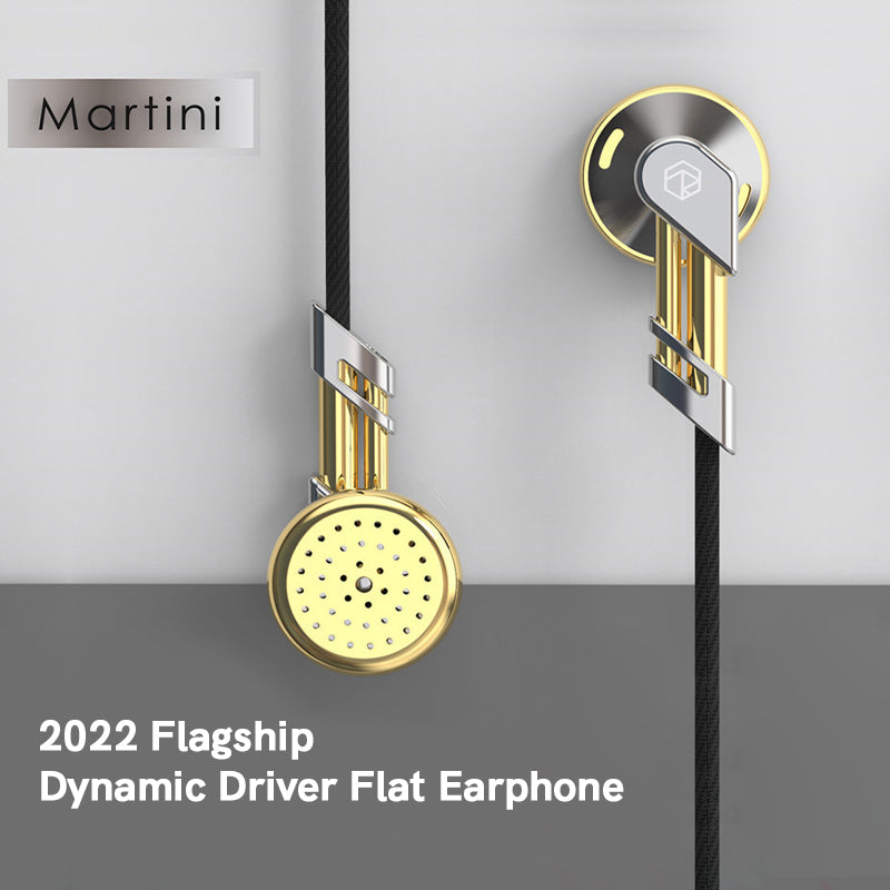 Rose Technics Martini Flagship Dynamic Driver Flat Earbuds HiFiGo 