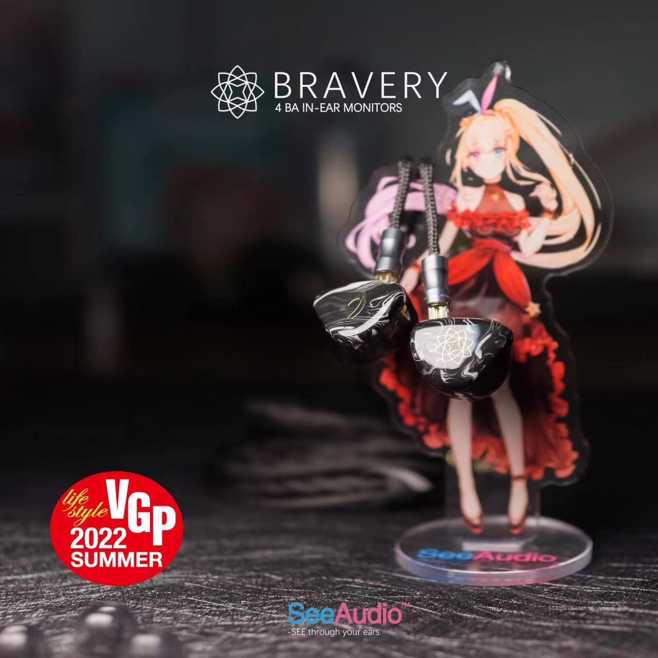 SeeAudio Bravery 4BA In-Ear Monitors HiFiGo 