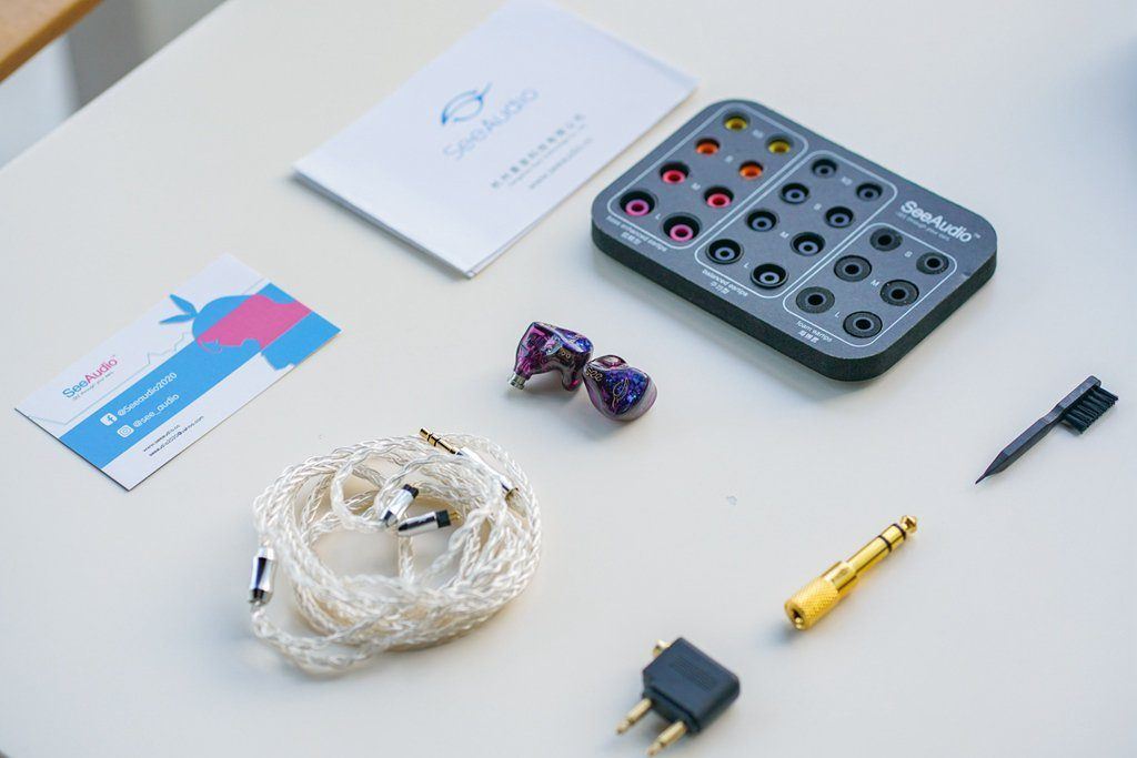 SeeAudio Kaguya 4BA + 4EST In-Ear Monitors IEMs Earphone Earphone HiFiGo 