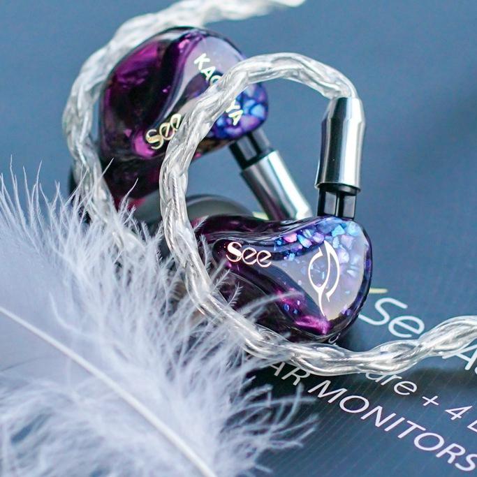 SeeAudio Kaguya 4BA + 4EST In-Ear Monitors IEMs Earphone Earphone HiFiGo 
