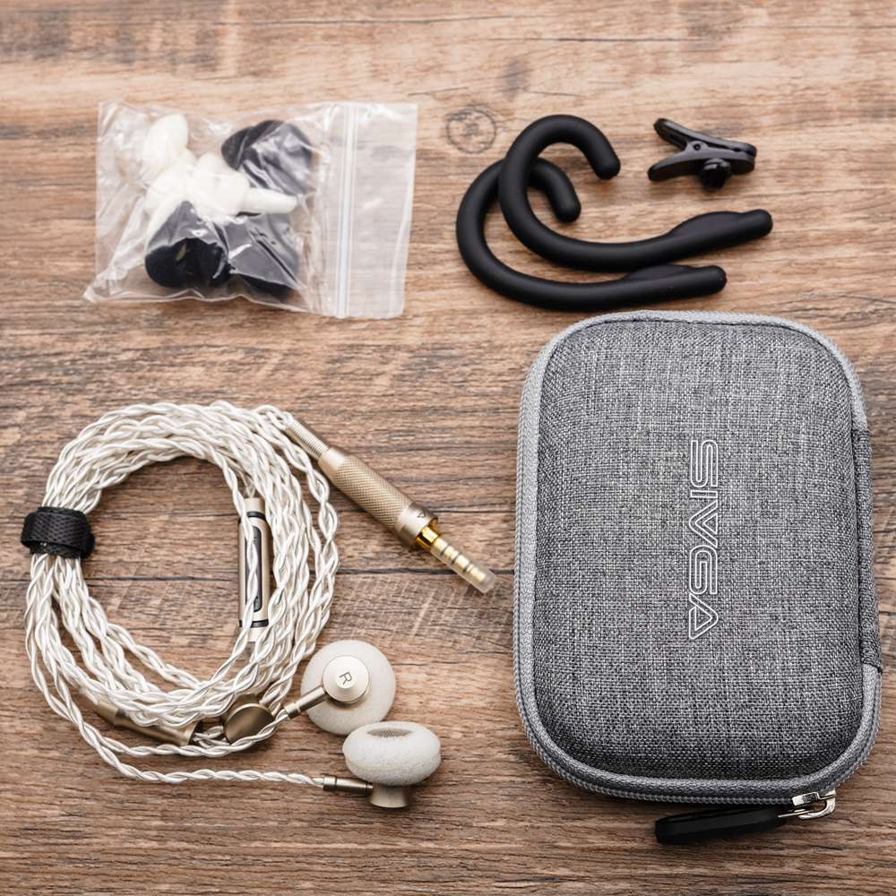 SIVGA M200 HiFi Wired Earphone - With Remote Control and Microphone HiFiGo 