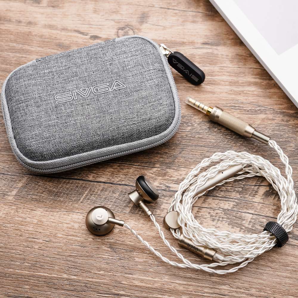 SIVGA M200 HiFi Wired Earphone - With Remote Control and Microphone HiFiGo 