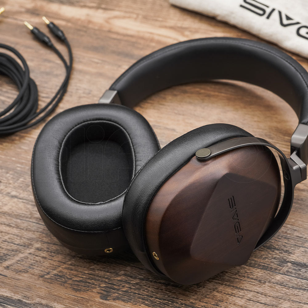 SIVGA ORIOLE ヘッドホン ブラック SIVGA Oriole Classic Fashionable Closed Back Rosewood HiFi