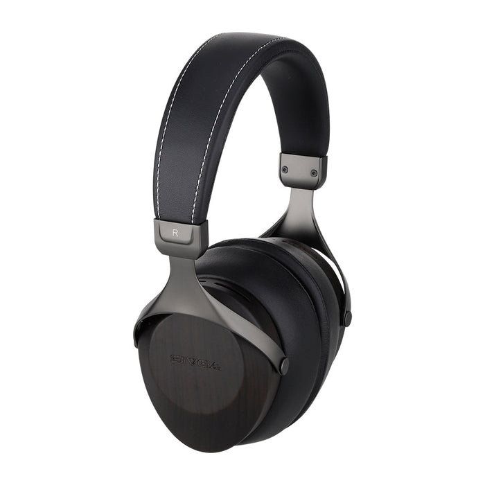 Sivga SV021 Over-ear Close back Solid Wood Headphone Headphone HiFiGo Black 