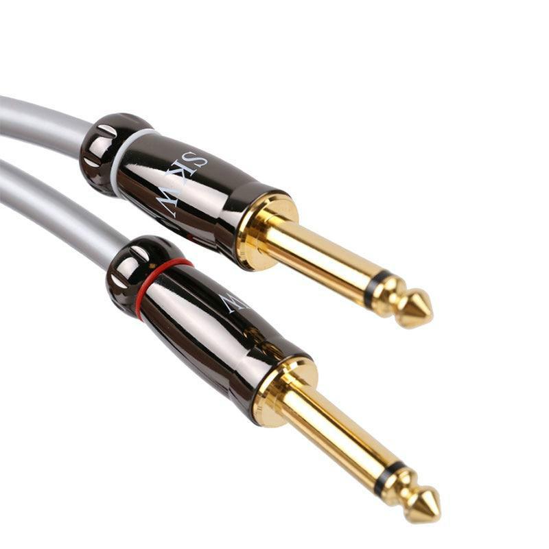 SKW Audio Cable 6.5MM Jack To 6.5MM Jack for Microphone Guitar Amplifier CD Player Speaker Mixer consoles Audio Cable HiFiGo 