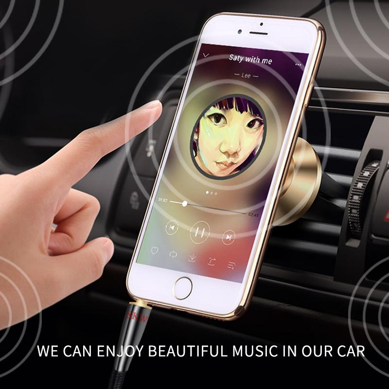 SKW AUX 3.5mm Jack Cable Male To Male For Soundbox Headphone Smartphone iPad Laptop MP3 CD Car Audio Cable HiFiGo 