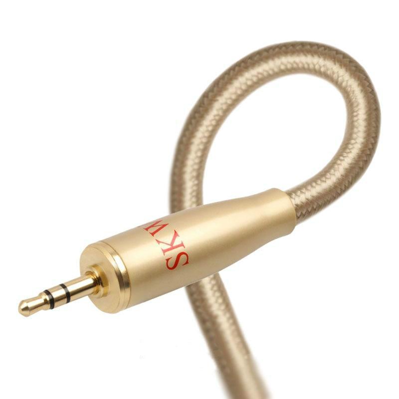 SKW AUX Cable 3.5MM To 3.5MM Jack Audio Cable for Headphone IPhone Andorid Smartphone Car Audio Cable HiFiGo 