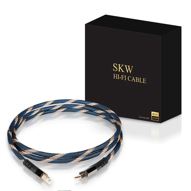 SKW BG-012 USB A-B HiFi Audio Cable HiFiGo 1.5m USB A-B【DAC CABLE】 
