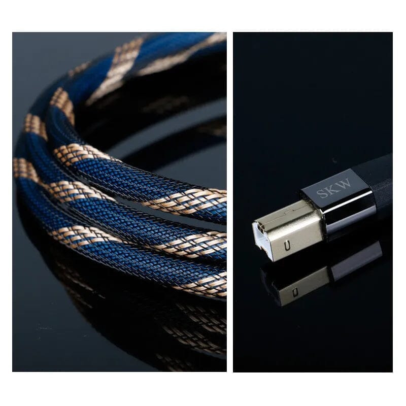 SKW BG-012 USB A-B HiFi Audio Cable HiFiGo 