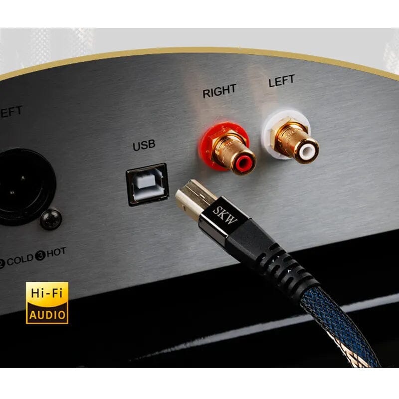 SKW BG-012 USB A-B HiFi Audio Cable HiFiGo 