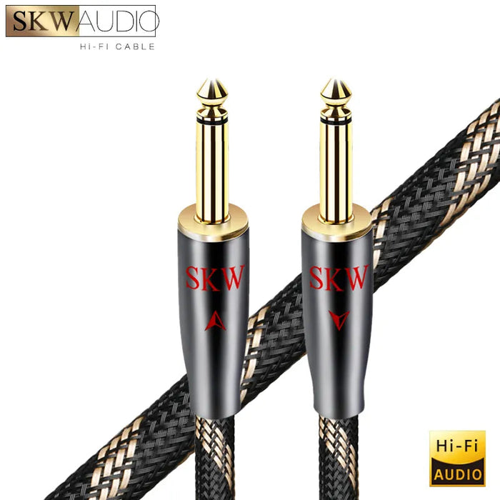 SKW Audio Cable 2RCA to 2 RCA Male to Male 6N OCC — HiFiGo