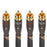 SKW BG04 2RCA to 2 RCA Male to Male Cable Audio Cable HiFiGo 