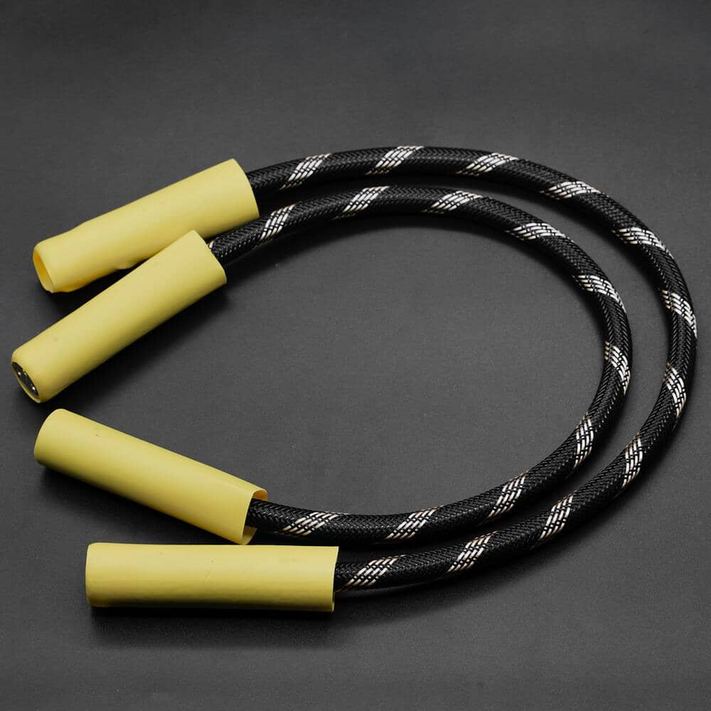 SKW BG09 - 3 Pin XLR Male To Female 6N OCC Cable ( Pair ) Audio Cable HiFiGo 0.3m(1 Pair) 