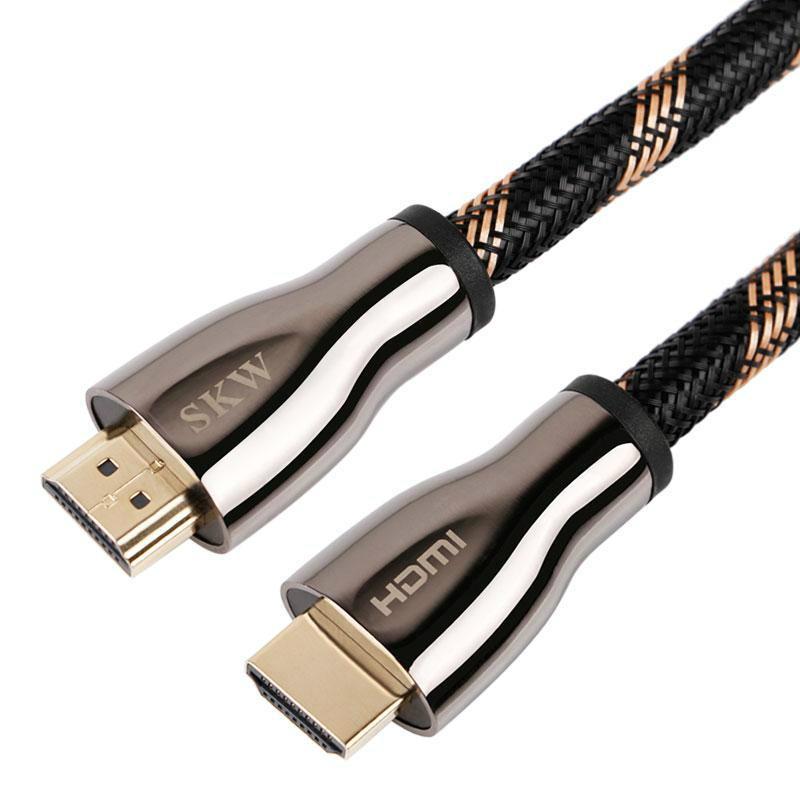 SKW Premium HDMI Cable 2.0 Version HDR 4K 60H for Laptop TV box connected to Televsion Projector Audio Cable HiFiGo 