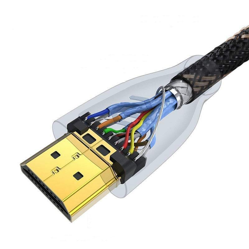 SKW Premium HDMI Cable 2.0 Version HDR 4K 60H for Laptop TV box connected to Televsion Projector Audio Cable HiFiGo 